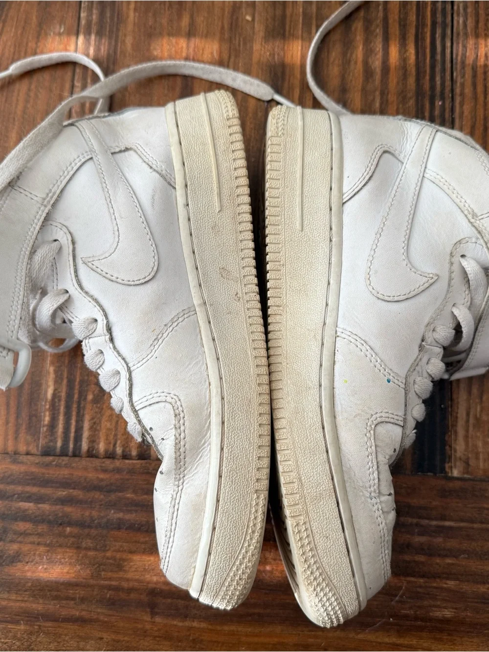 Nike Kids White High-Top Sneakers